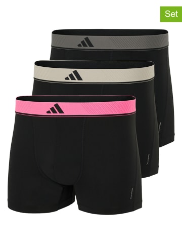 adidas 3er-Set: Boxershorts in Schwarz