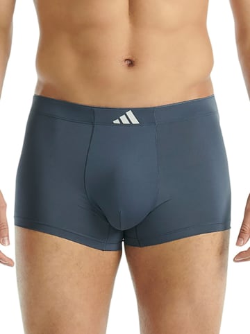 adidas 3er-Set: Boxershorts in Schwarz/ Blaugrau