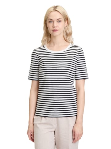 BETTY & CO Shirt in Weiß/ Dunkelblau