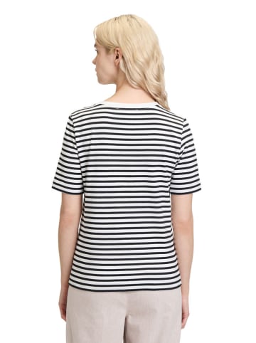 BETTY & CO Shirt in Weiß/ Dunkelblau