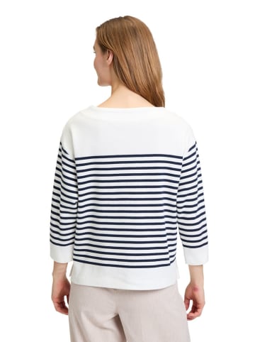 BETTY & CO Bluza w kolorze biało-granatowym