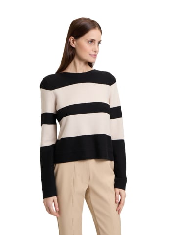 Betty Barclay Sweter w kolorze czarno-kremowym