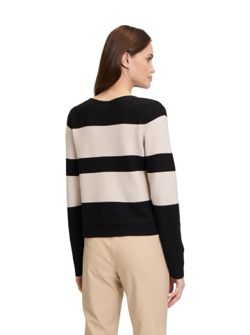 Betty Barclay Pullover in Schwarz/ Creme