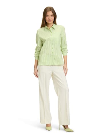 Betty Barclay Bluse in Grün/ Weiß