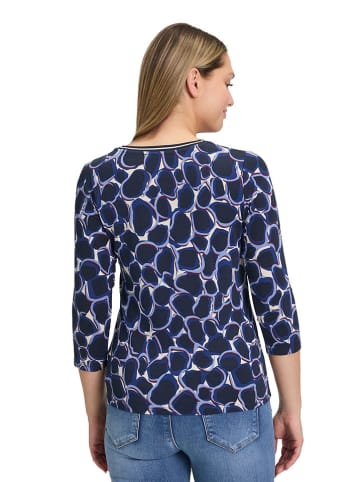 Betty Barclay Longsleeve in Dunkelblau/ Cream