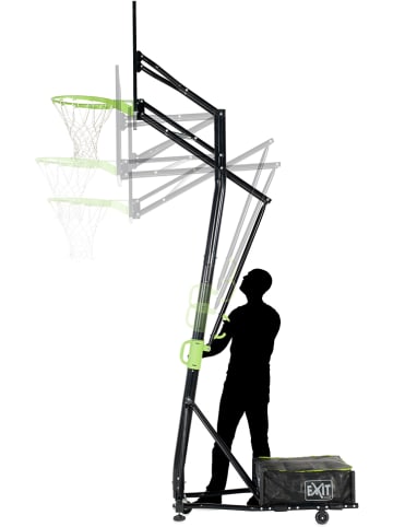 EXIT Basketbalstandaard "Galaxy" zwart - vanaf 6 jaar