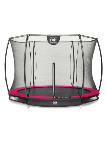 EXIT Trampolin "Silhouette Ground" in Pink - Ø 244 cm - ab 3 Jahren