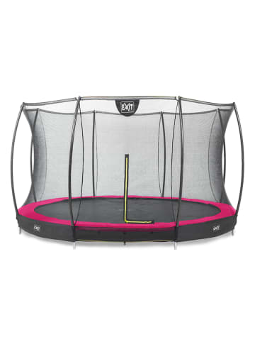EXIT Trampolin "Silhouette Ground" in Pink - Ø 366 cm - ab 3 Jahren