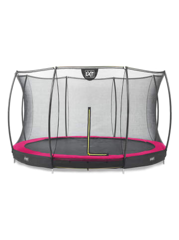 EXIT Trampolin "Silhouette Ground" in Pink - Ø 427 cm - ab 3 Jahren