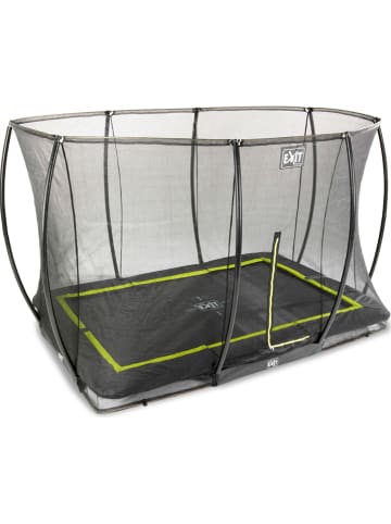 EXIT Trampolin "Silhouette Ground" in Schwarz - (B)305 x (H)214 cm - ab 3 Jahren