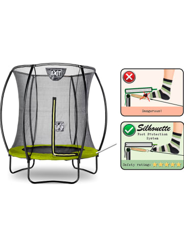 EXIT Trampolin "Silhouette" in Grün - Ø 183 cm - ab 3 Jahren