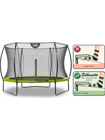 EXIT Trampoline "Silhouette" groen - Ø 305 cm - vanaf 3 jaar