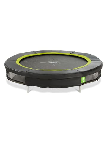 EXIT Bodentrampolin "Silhouette sports" in Schwarz - Ø183 cm - ab 14 Jahren