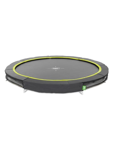 EXIT Bodentrampolin "Silhouette" in Schwarz - Ø 244 cm - ab 14 Jahren