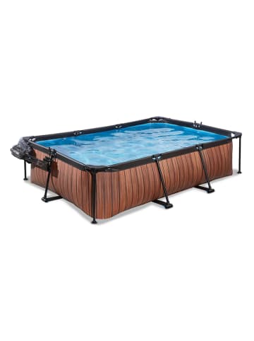 EXIT Pool mit Schutzabdeckung - ab 6 Jahren - (L)300 x (B)200 x (H)65 x (T)65 cm