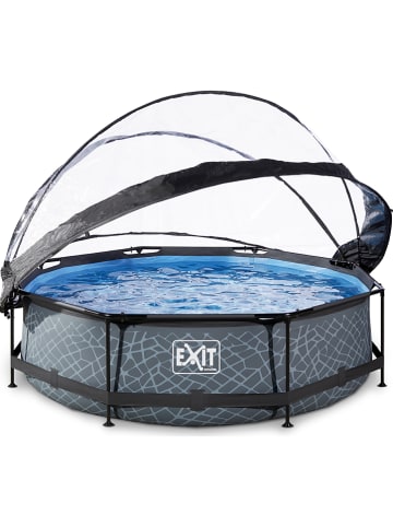 EXIT Zwembad met zonnedak "Frame" - vanaf 6 jaar - Ø300 cm