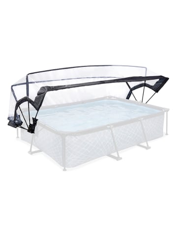 EXIT Pool-Abdeckung in Transparent/ Schwarz - (L)333 x (H)115 x (B)230 cm