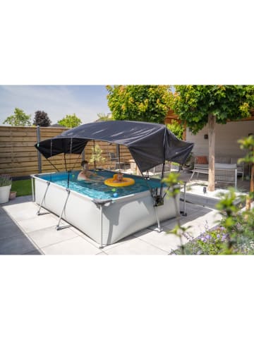 EXIT Pool-Sonnensegel in Schwarz - (L)300 x (B)200 cm