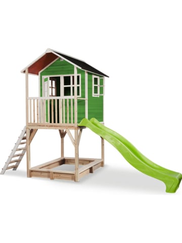 EXIT Houten speelhuis "Loft 700" groen - vanaf 3 jaar