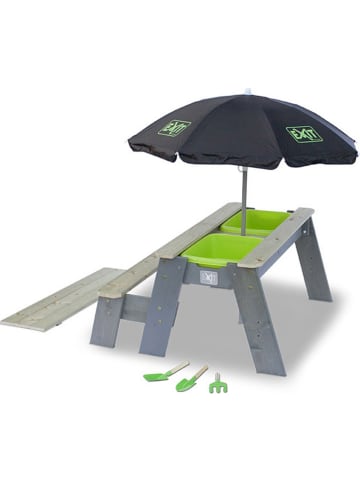 EXIT Sand- und Wassertisch "Aksent" mit Bank - ab 3 Jahren