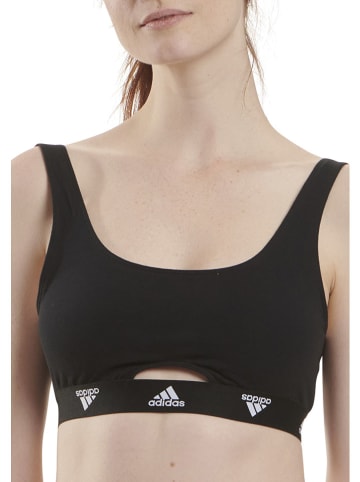 adidas Biustonosz sportowy w kolorze czarnym