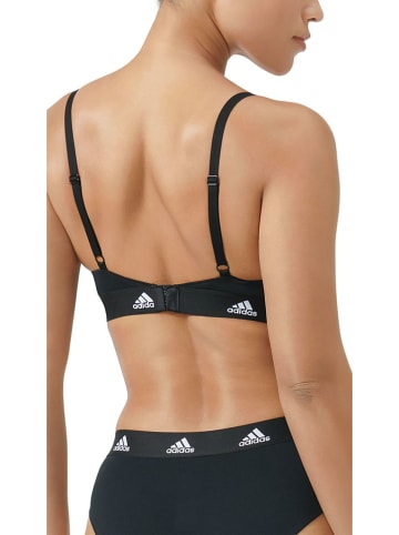 adidas Biustonosz sportowy w kolorze czarnym