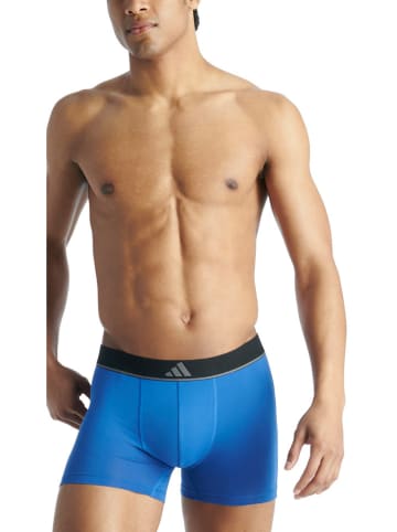 adidas Bokserki (3 pary) w kolorze granatowym, czarnym i niebieskim