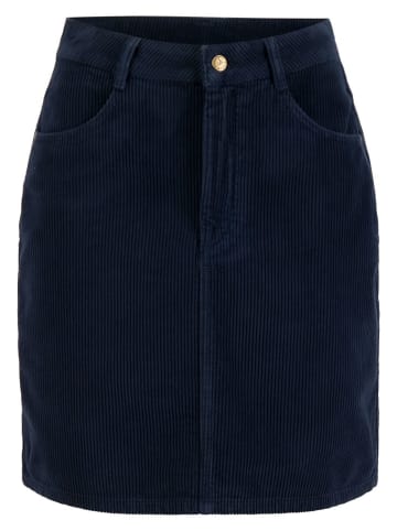 Blutsgeschwister Corduroy rok donkerblauw