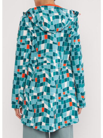 Blutsgeschwister Regenjacke in Türkis