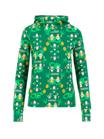 Blutsgeschwister Hoodie "Scuba Duba" in Grün