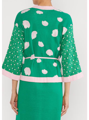 Blutsgeschwister Vest "Mingle Mangleartistic" groen/lichtroze