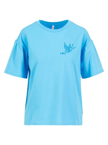 Blutsgeschwister Shirt in Hellblau