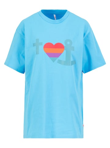 Blutsgeschwister Shirt lichtblauw