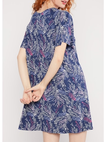 Blutsgeschwister Jurk "Fly Little Bird" donkerblauw