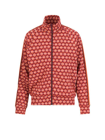 Blutsgeschwister Sweatjacke in Orange/ Bunt