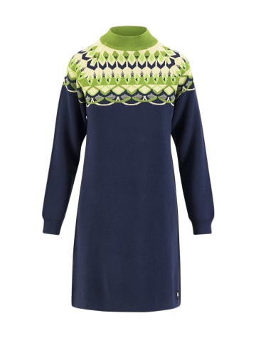 Blutsgeschwister Gebreide jurk donkerblauw