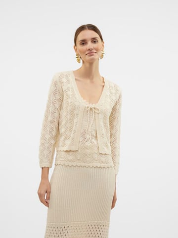 Vero Moda Kardigan w kolorze beżowym