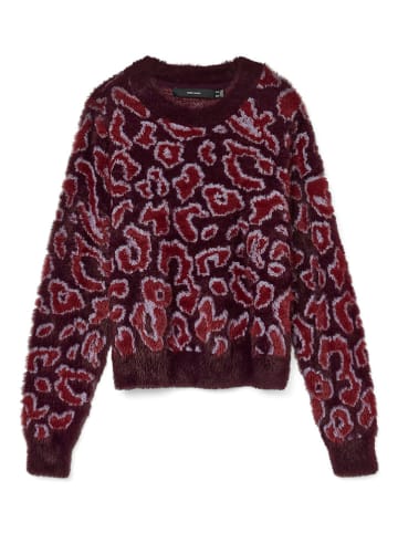 Vero Moda Sweter w kolorze bordowo-czerwonym