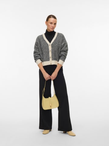 Vero Moda Cardigan in Creme/ Schwarz