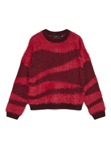 Vero Moda Sweter w kolorze czerwono-bordowym