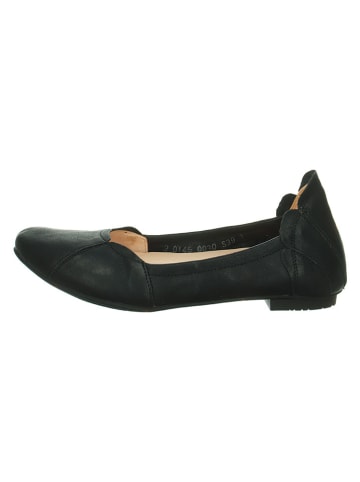 Think! Leder-Ballerinas "Balla" in Schwarz