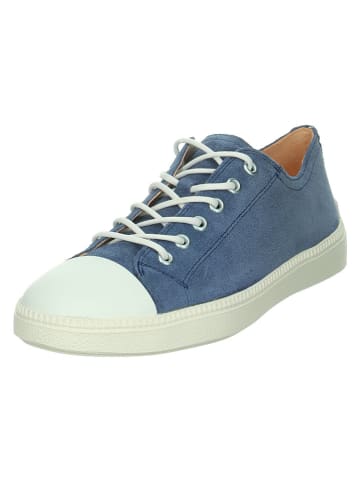 Think! Skórzane sneakersy "Turna" w kolorze niebieskim
