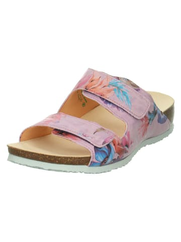 Think! Leder-Pantoletten "Julia" in Rosa
