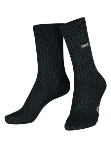 Copenhagen Studios Socken in Schwarz/ Blau
