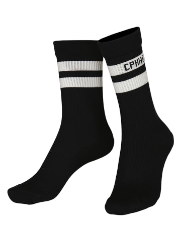 Copenhagen Studios 3er-Set: Tennissocken in Schwarz/ Weiß