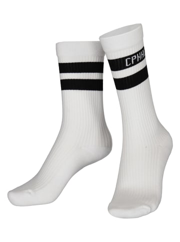 Copenhagen Studios 3er-Set: Tennissocken in Weiß/ Schwarz