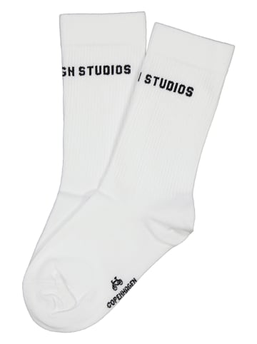 Copenhagen Studios Skarpety w kolorze białym do tenisa