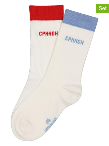 Copenhagen Studios 2er-Set: Tennissocken in Weiß