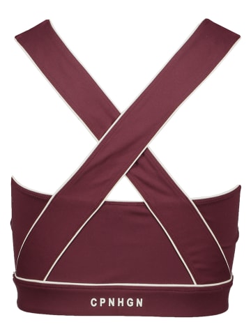 Copenhagen Studios Biustonosz sportowy w kolorze bordowym