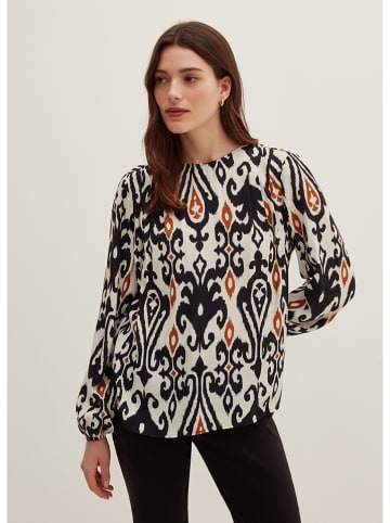 STEFANEL Blouse wit/zwart